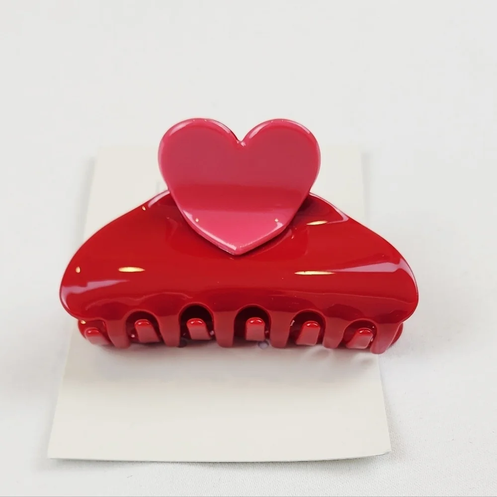 Rachel Zoe Heart Detail Claw Clip Hair Accessories